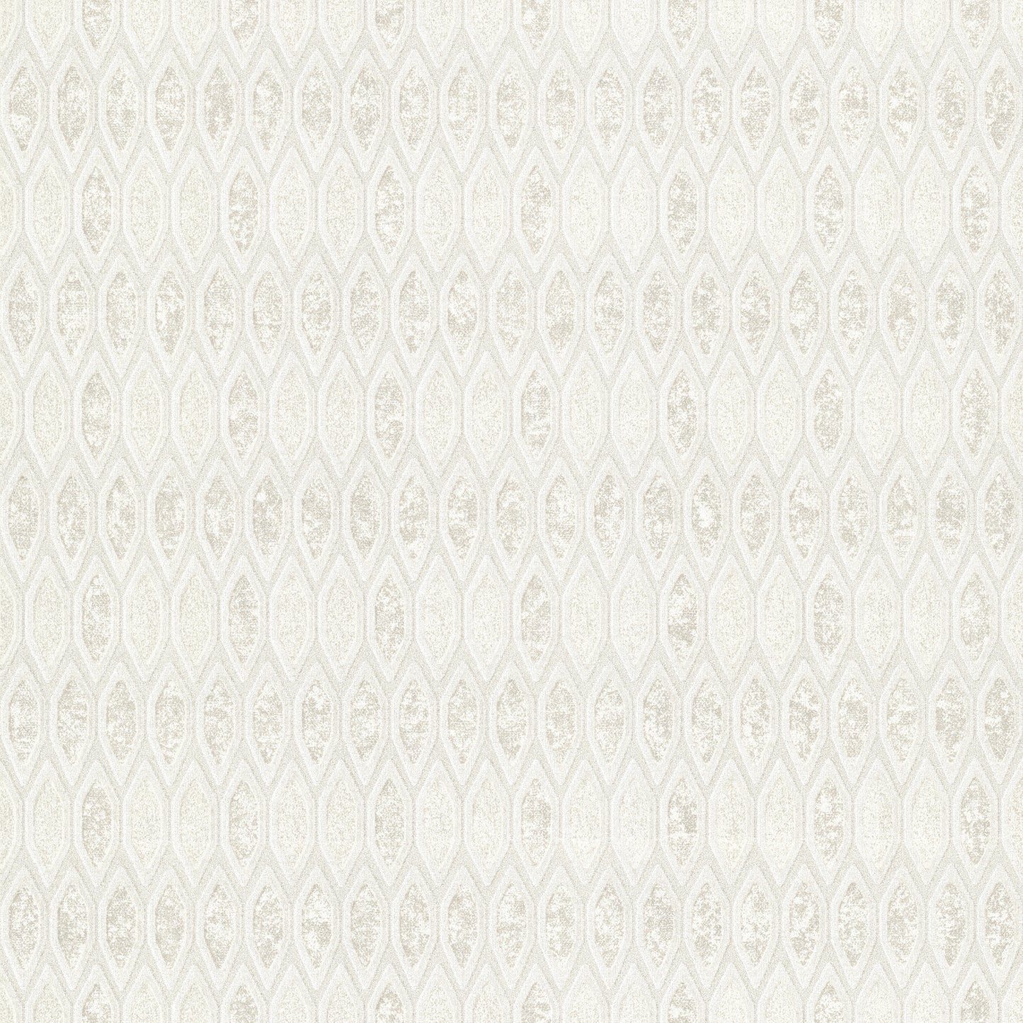 A-Street Prints Damour Cream Hexagon Ogee Wallpaper, 20.9-in by 33-ft