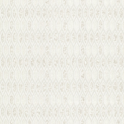 A-Street Prints Damour Cream Hexagon Ogee Wallpaper, 20.9-in by 33-ft