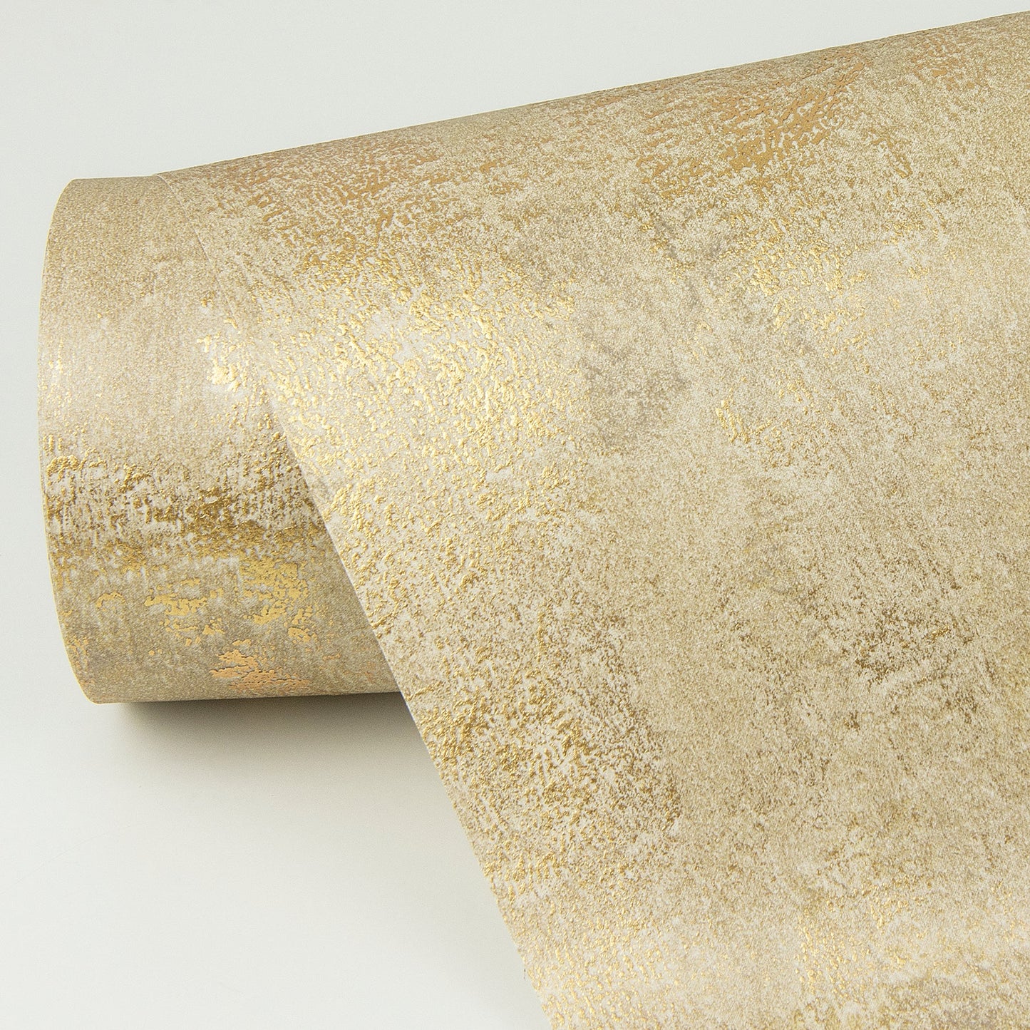 A-Street Prints Deimos Gold Distressed Texture Wallpaper, 20.9-in by 33-ft