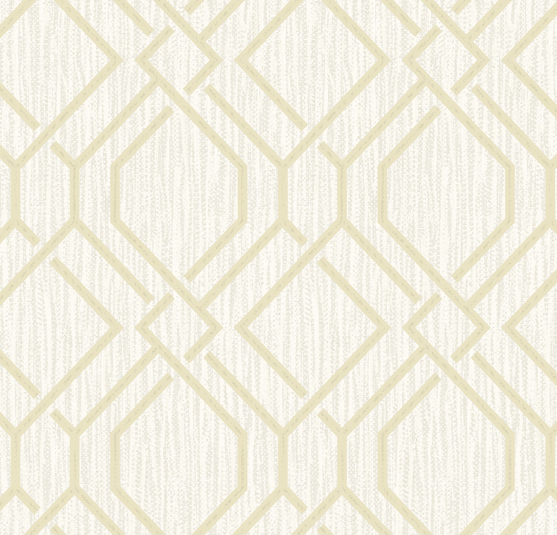 Advantage Frege Gold Trellis Wallpaper, 20.9-in by 33-ft