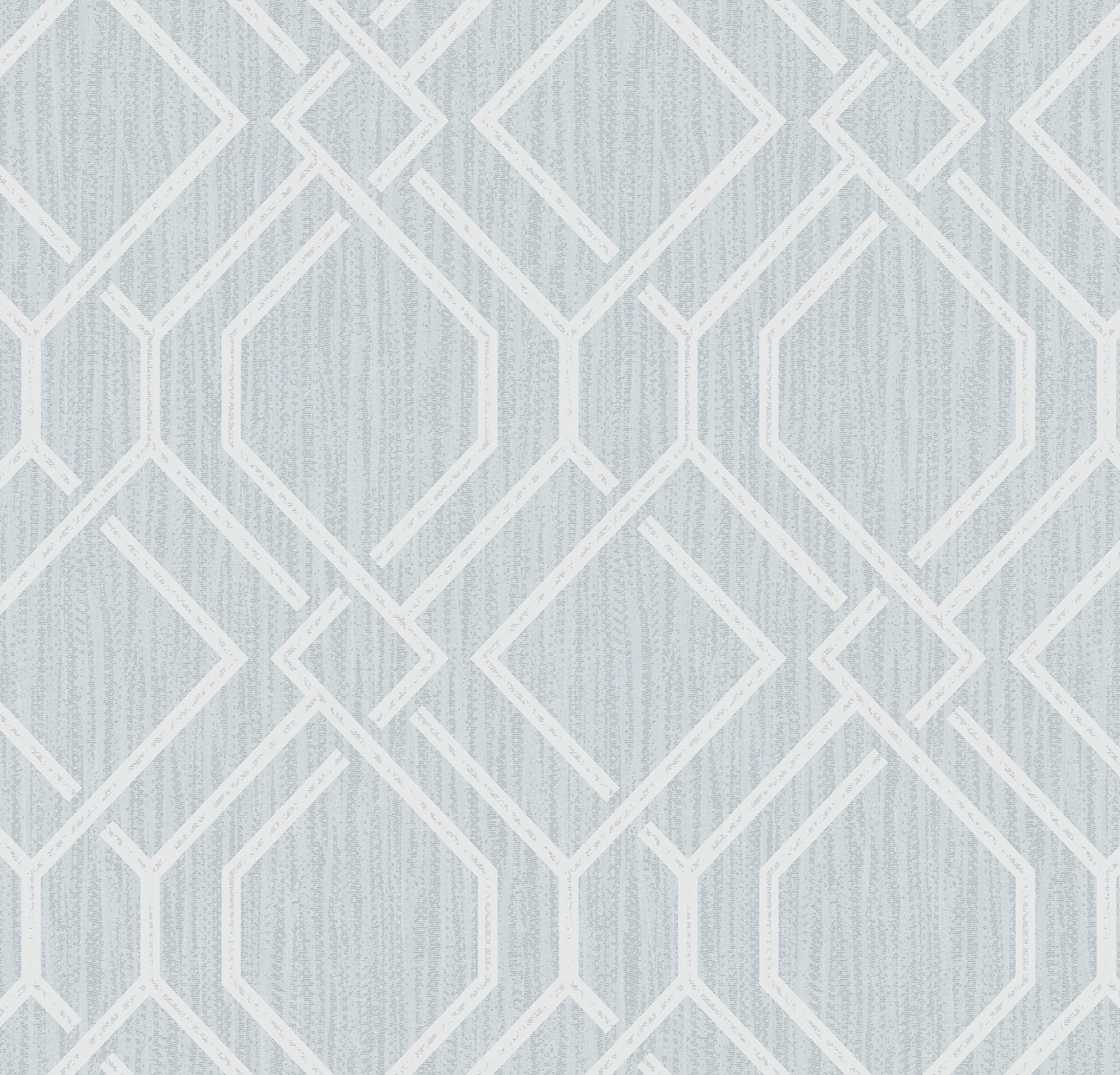 Advantage Frege Light Blue Trellis Wallpaper, 20.9-in by 33-ft