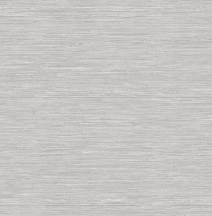 Advantage Cantor Grey Faux Grasscloth Wallpaper, 20.9-in by 33-ft