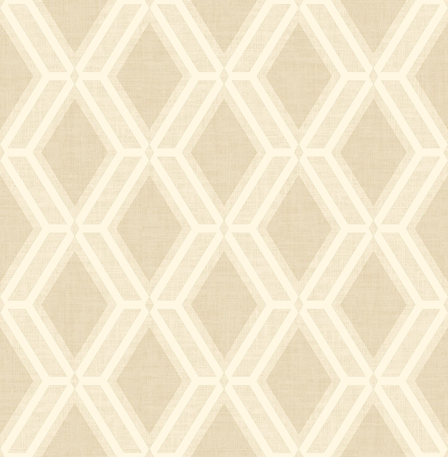 Advantage Mersenne Beige Geometric Wallpaper, 20.9-in by 33-ft