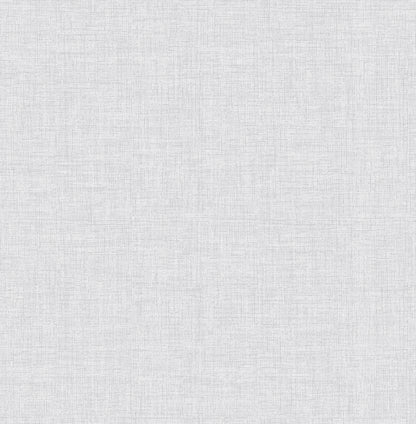 Advantage Wallis Grey Faux Linen Wallpaper, 20.9-in by 33-ft