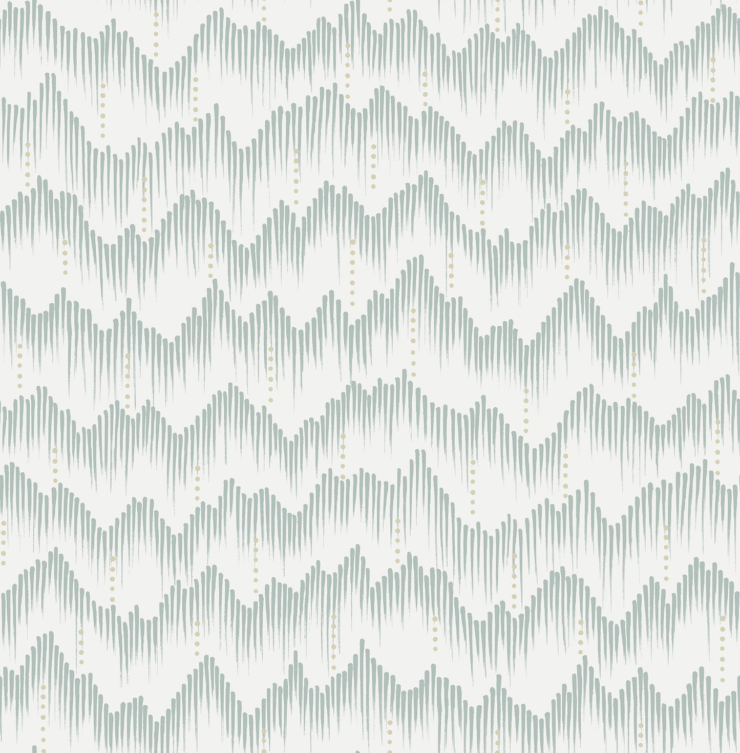 A-Street Prints Holmby Seafoam Brushstroke Zigzag Wallpaper, 20.5-in by 33-ft