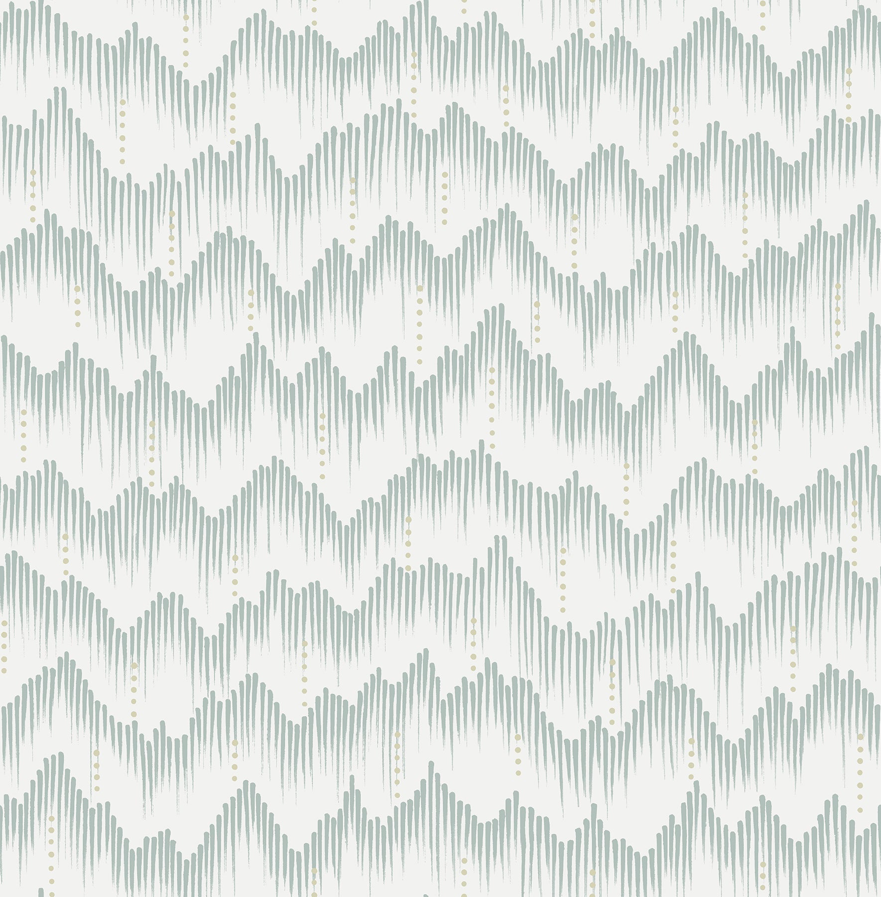 A-Street Prints Holmby Seafoam Brushstroke Zigzag Wallpaper, 20.5-in by 33-ft