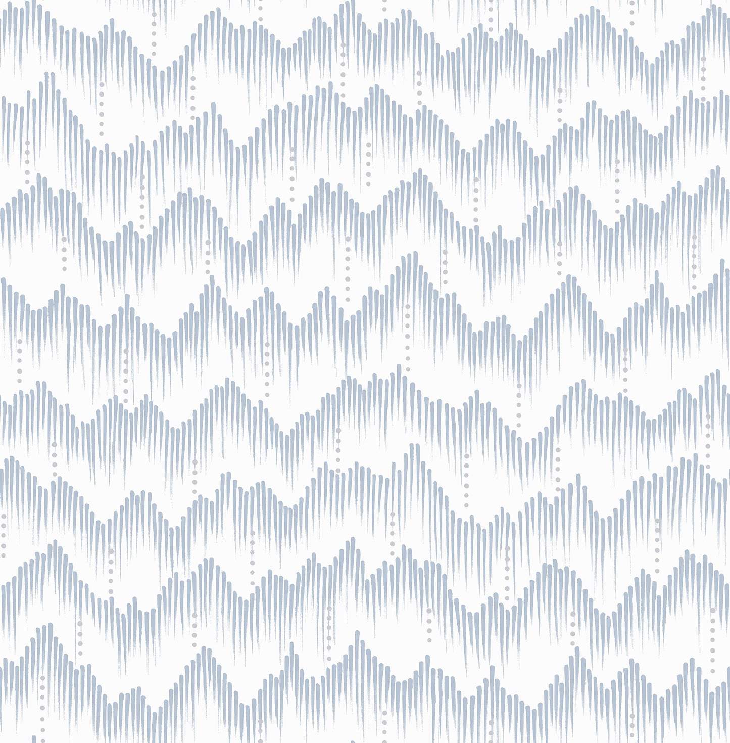 A-Street Prints Holmby Light Blue Brushstroke Zigzag Wallpaper, 20.5-in by 33-ft