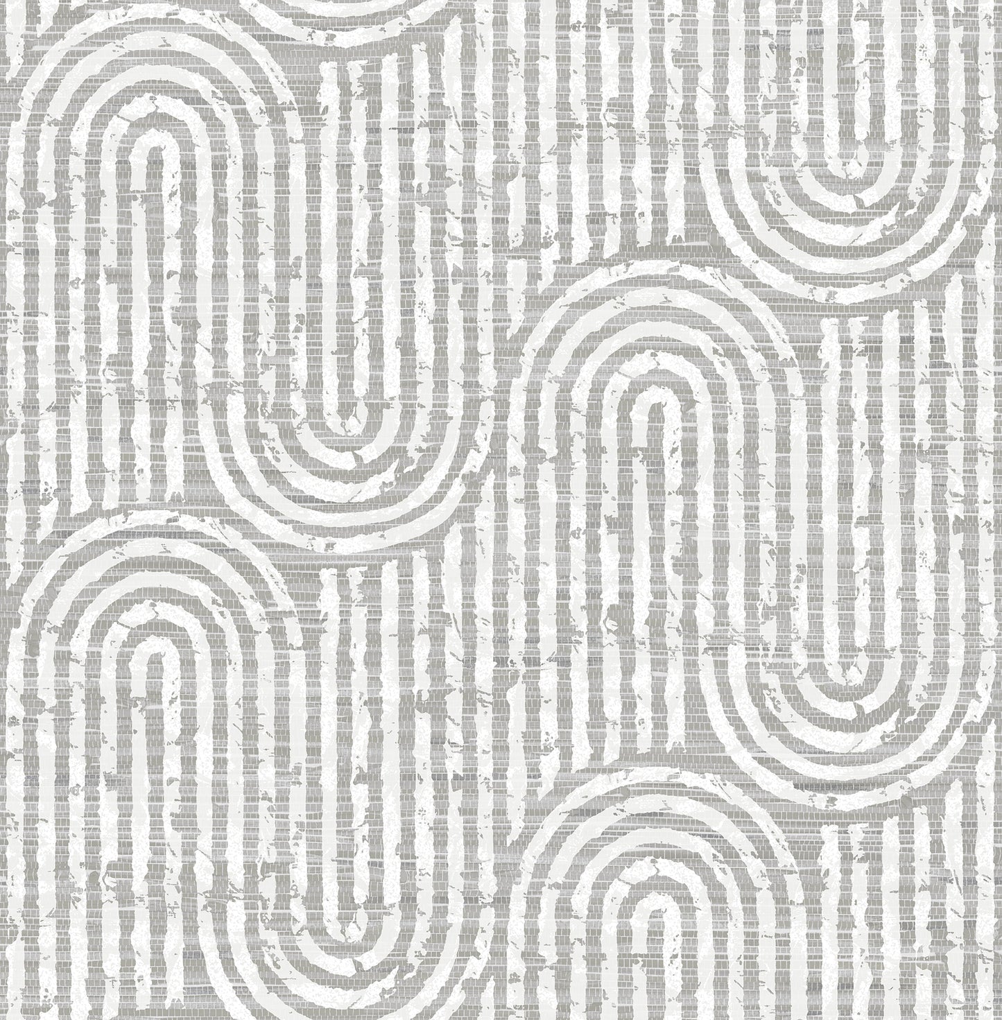 A-Street Prints Trippet Grey Zen Waves Wallpaper, 20.5-in by 33-ft