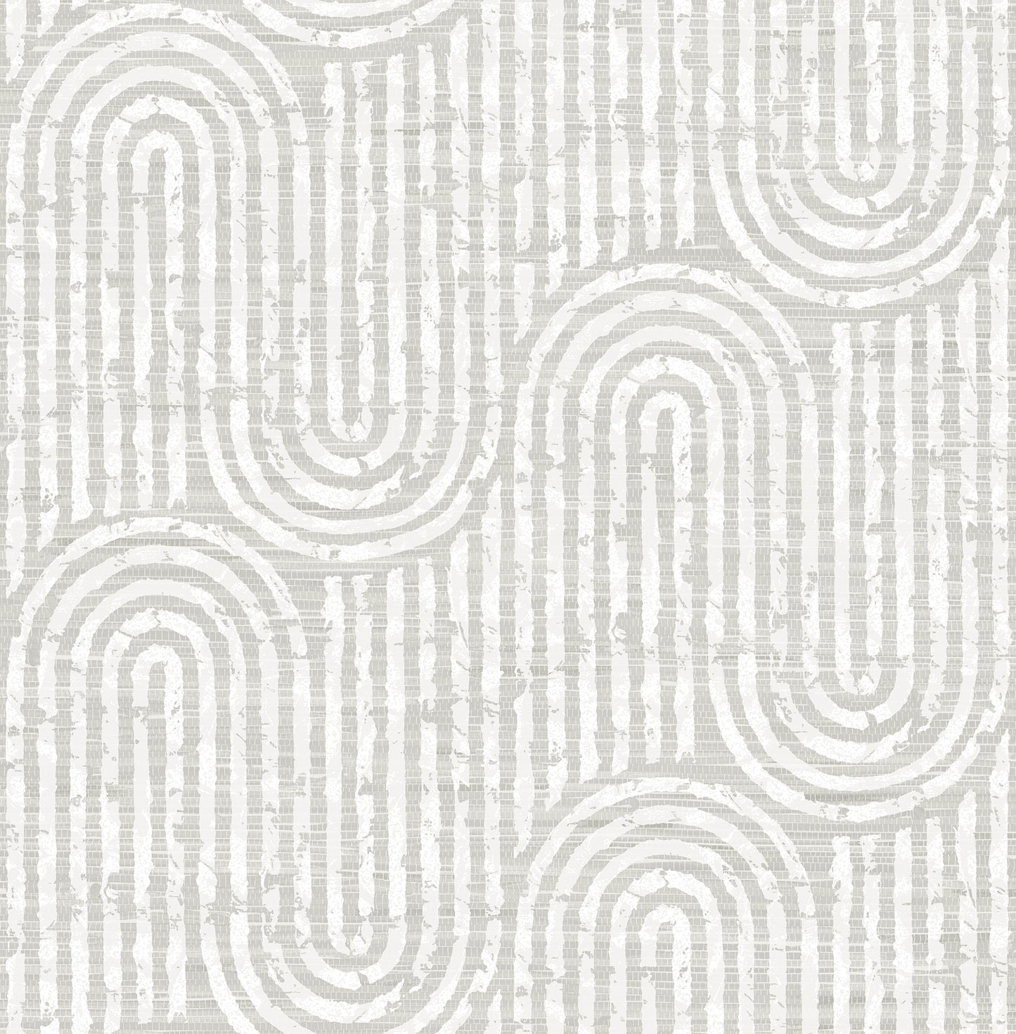 A-Street Prints Trippet Bone Zen Waves Wallpaper, 20.5-in by 33-ft