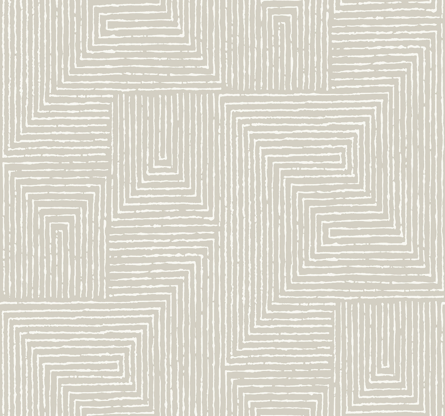 A-Street Prints Mortenson Light Grey Geometric Wallpaper, 27-in by 27-ft