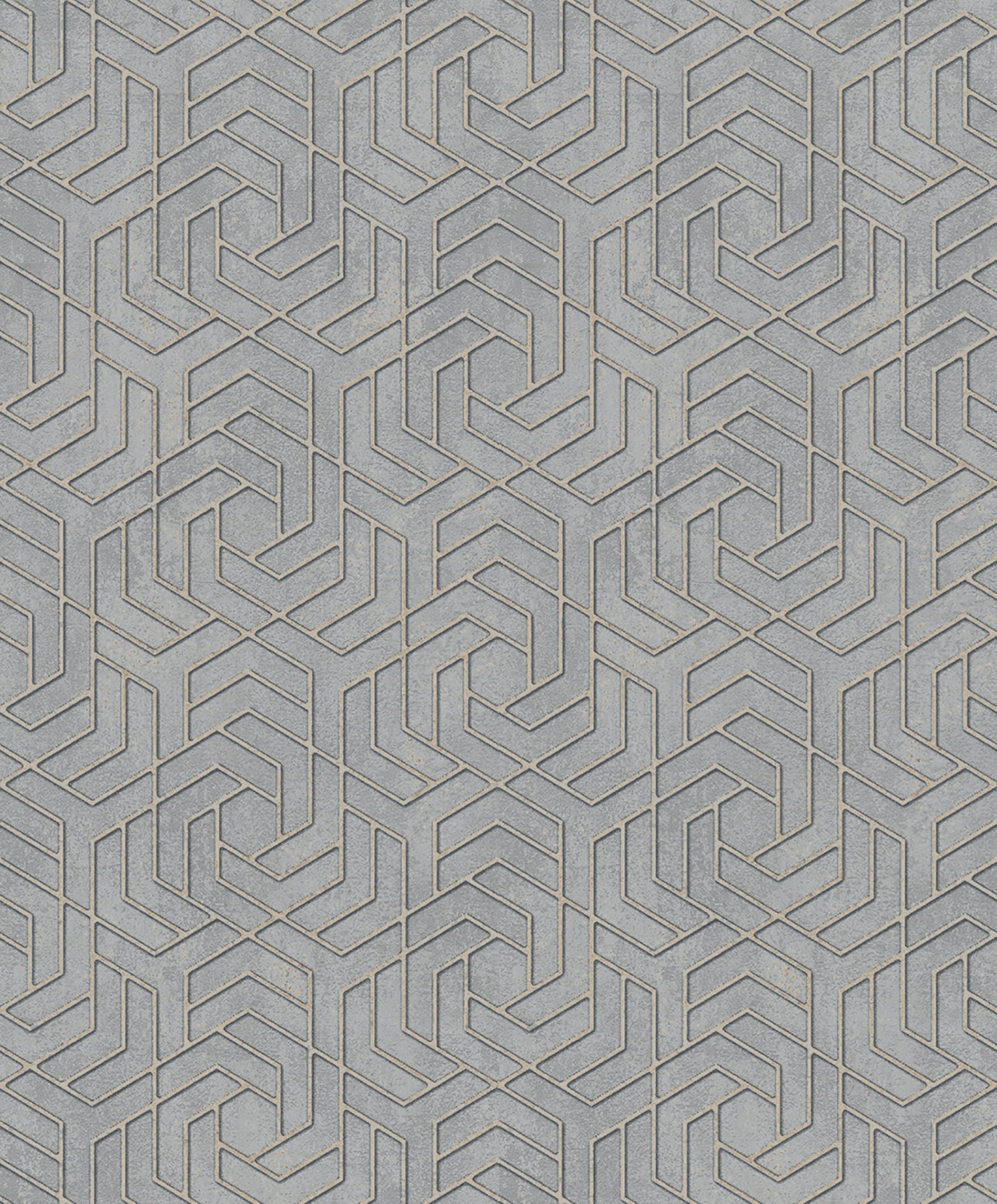 Advantage Tama Grey Geometric Wallpaper, 20.9-in by 33-ft