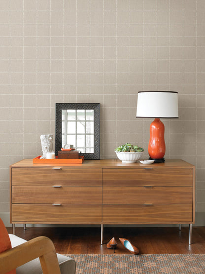 Advantage Kishi Neutral Tile Wallpaper, 20.9-in by 33-ft