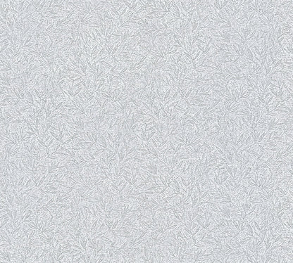 Advantage Sayuri Silver Leaf Trail Wallpaper, 20.9-in by 33-ft