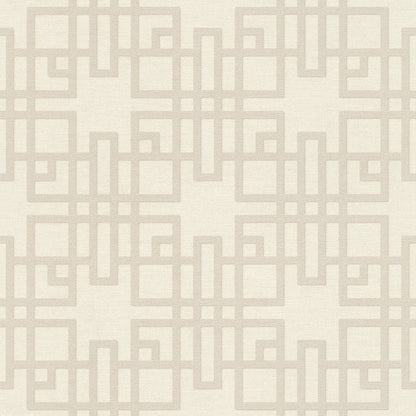 Advantage Mana White Trellis Wallpaper, 20.9-in by 33-ft