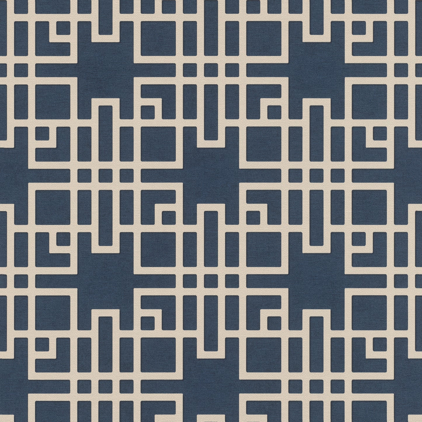 Advantage Mana Navy Trellis Wallpaper, 20.9-in by 33-ft