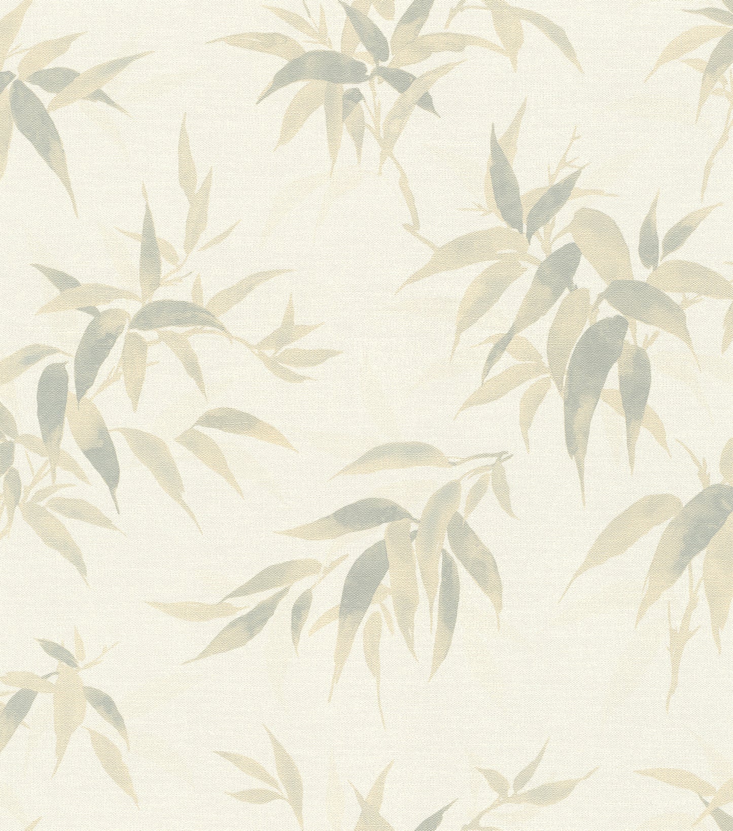 Advantage Minori White Leaves Wallpaper, 20.9-in by 33-ft