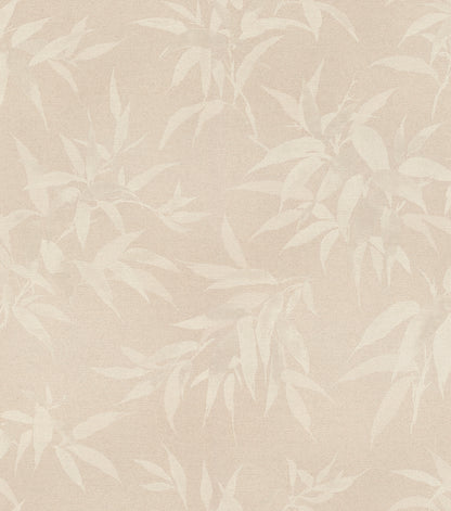 Advantage Minori Beige Leaves Wallpaper, 20.9-in by 33-ft