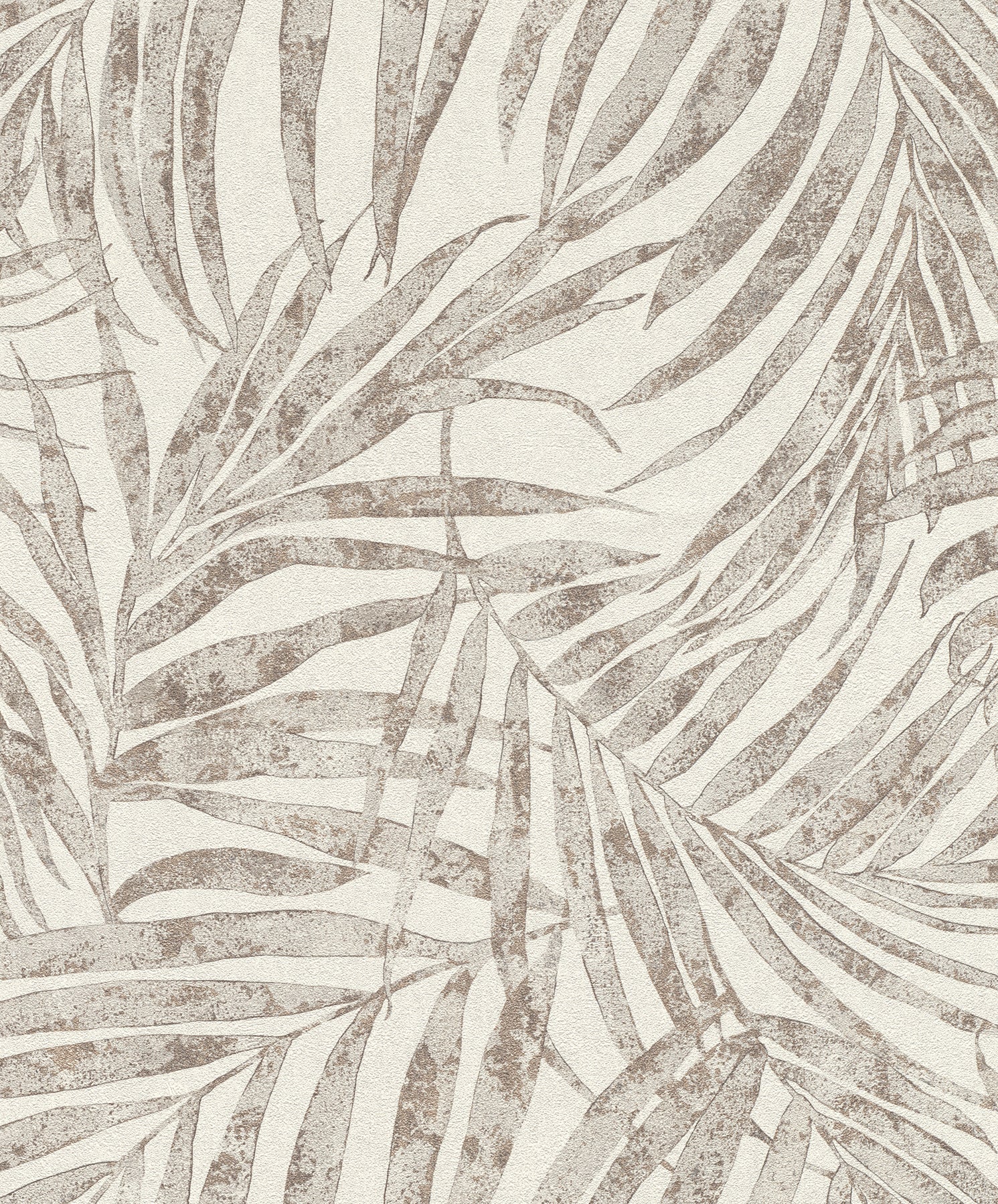 Advantage Anzu Pewter Frond Wallpaper, 20.9-in by 33-ft