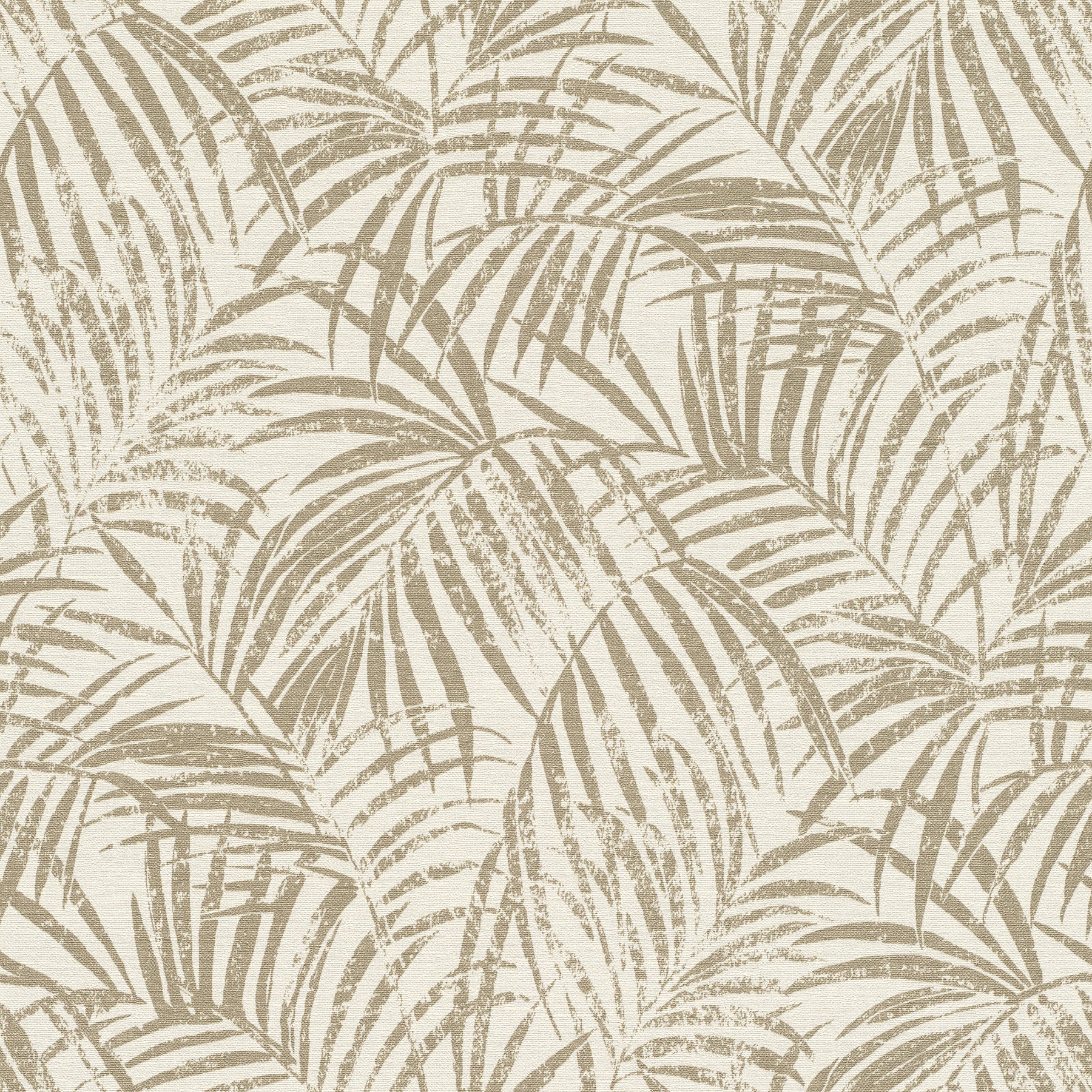 Advantage Yumi Gold Palm Leaf Wallpaper, 20.9-in by 33-ft