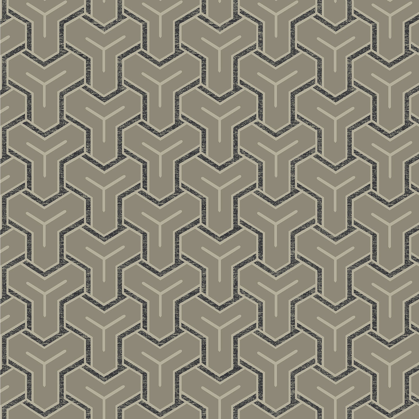 Advantage Gautier Silver Tessellate Wallpaper, 20.9-in by 33-ft