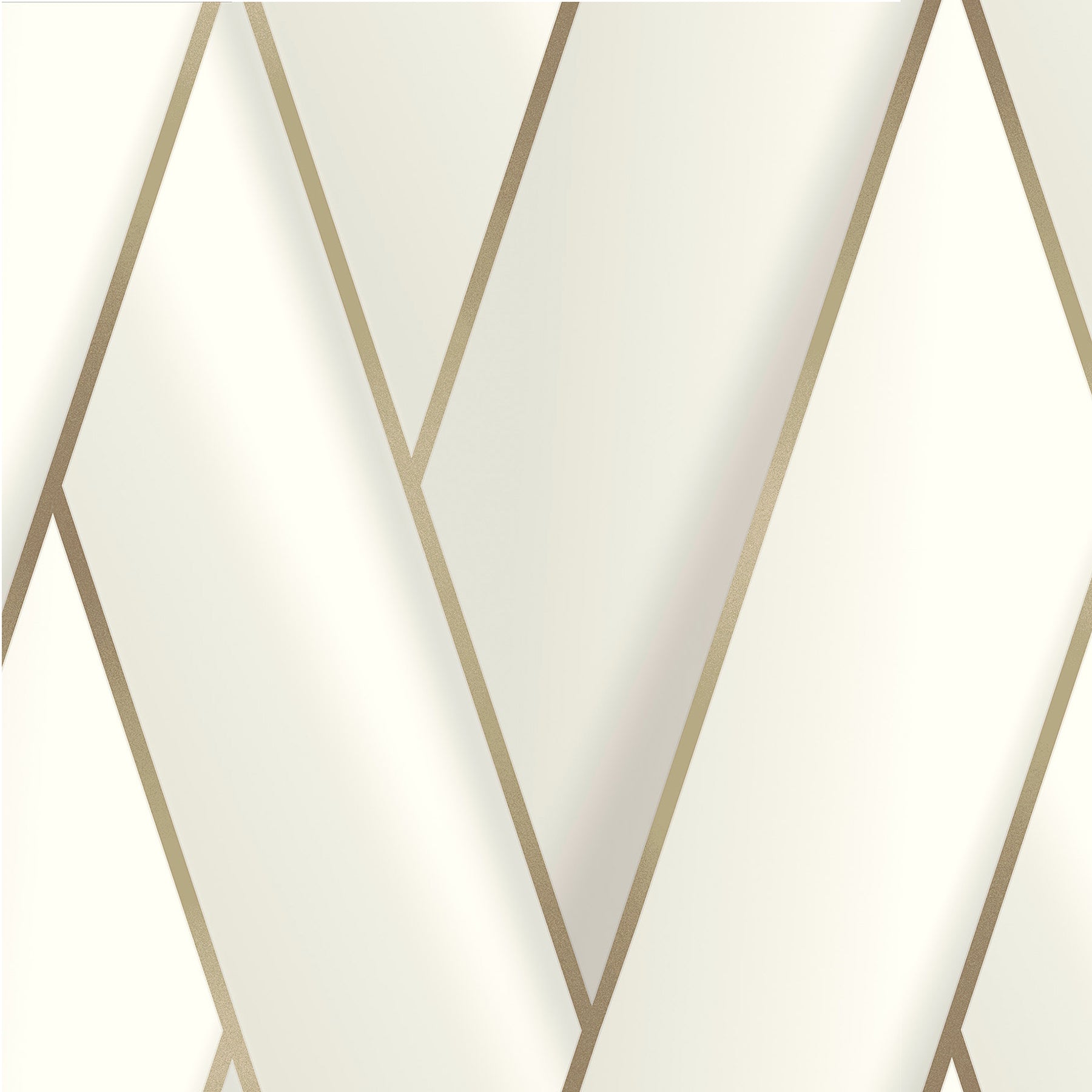 Advantage Manfred White Modern Herringbone Wallpaper, 20.9-in by 33-ft