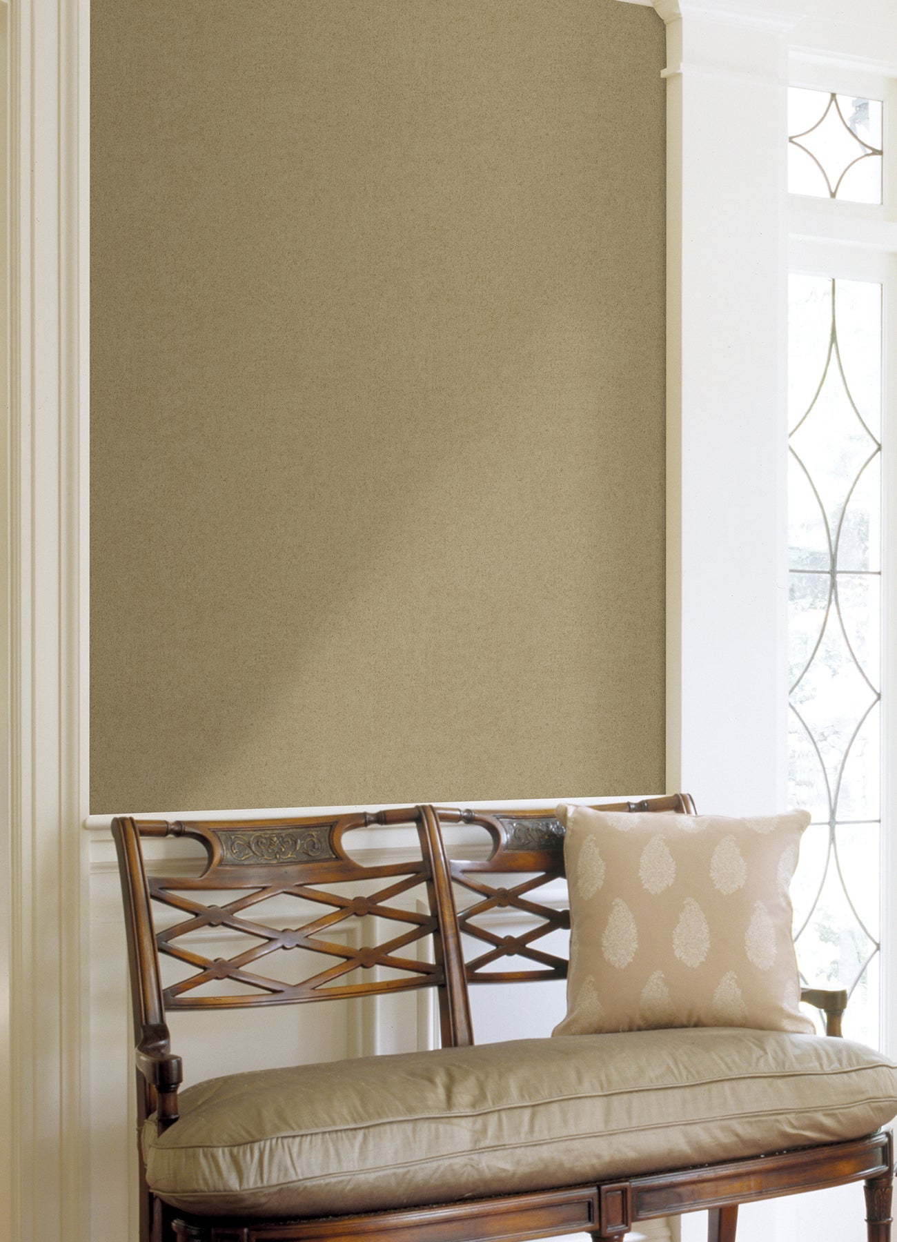 Advantage Colter Light Brown Texture Wallpaper, 20.9-in by 33-ft