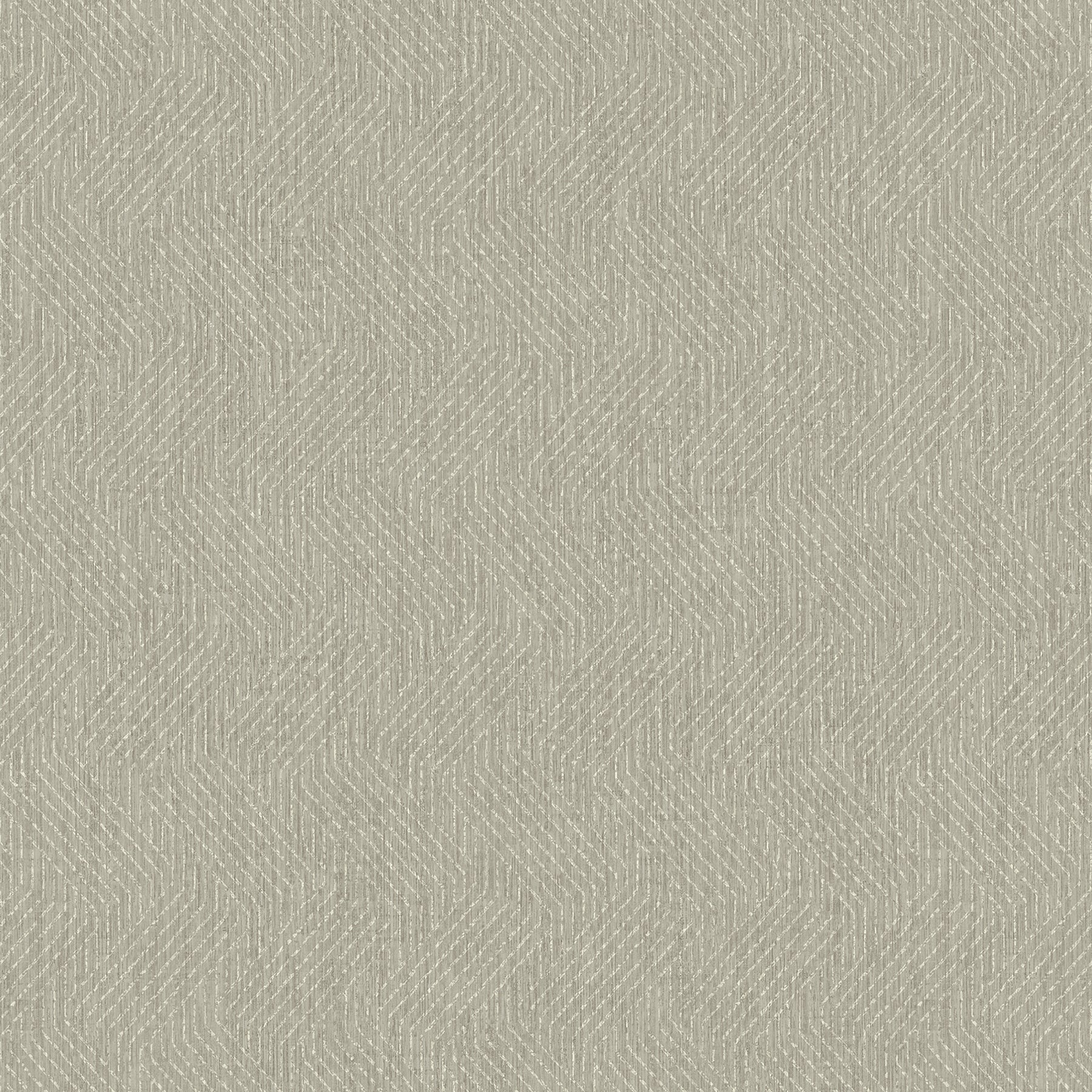 Advantage Elbert Taupe Zig Zag Wallpaper, 20.9-in by 33-ft