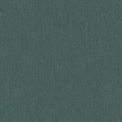 Advantage Elbert Teal Zig Zag Wallpaper, 20.9-in by 33-ft