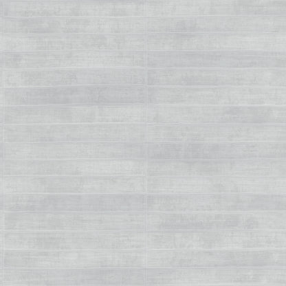 Advantage Dermot Silver Horizontal Stripe Wallpaper, 20.9-in by 33-ft