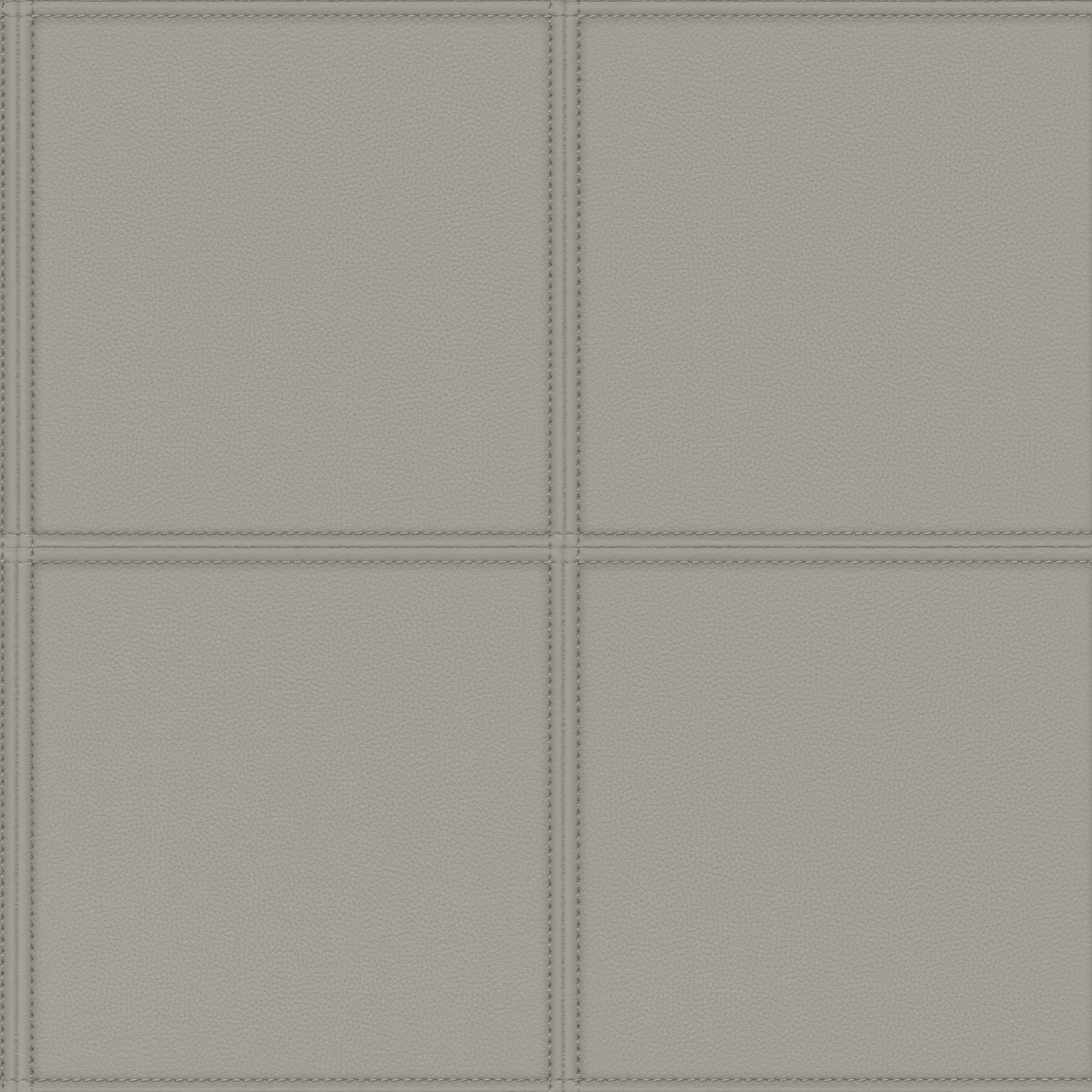 Advantage Avenue Grey Leather Wallpaper, 20.9-in by 33-ft