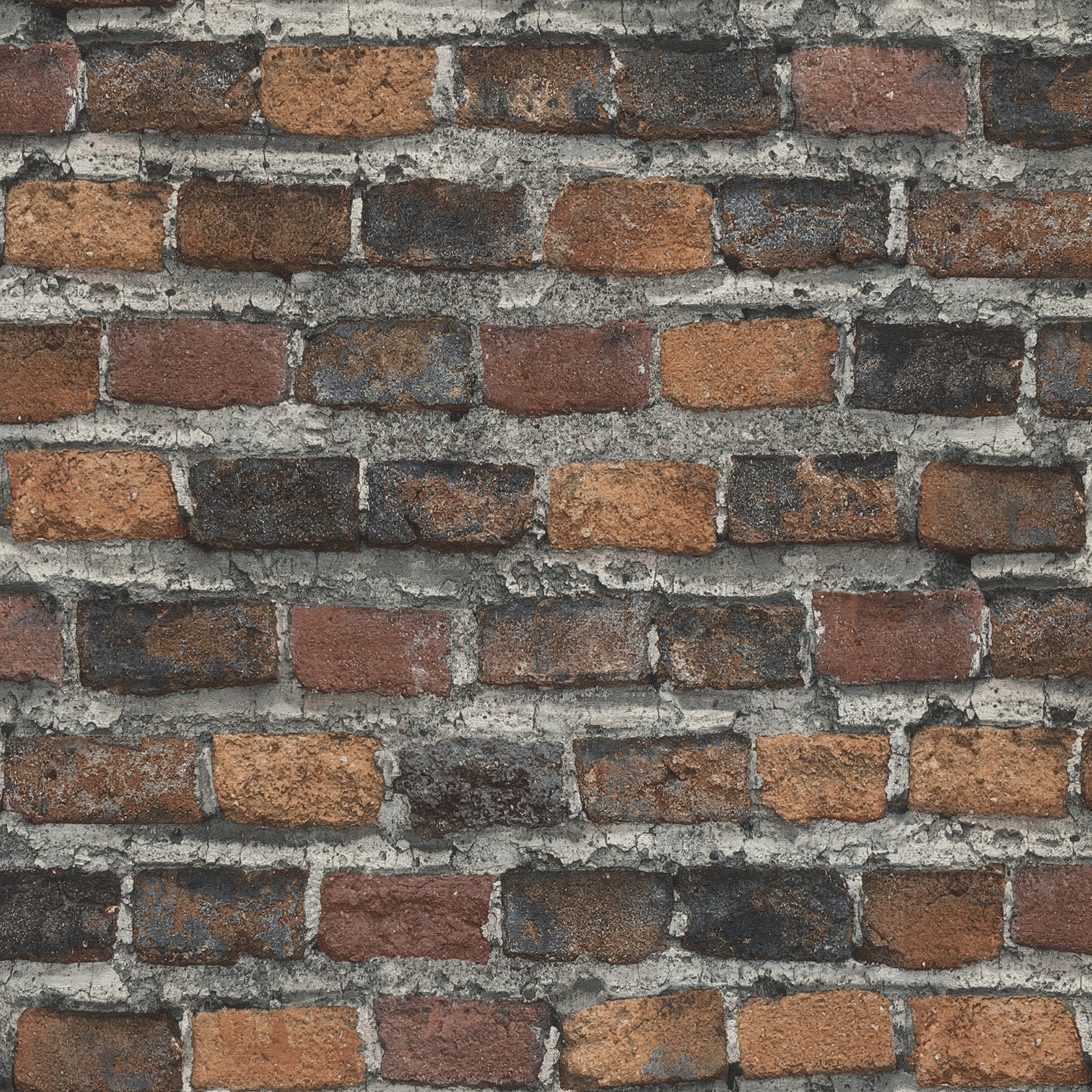 Advantage Lennox Rust Brick Wallpaper, 20.9-in by 33-ft