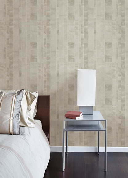 Advantage Redmond Ivory Textured Geometric Wallpaper, 20.9-in by 33-ft