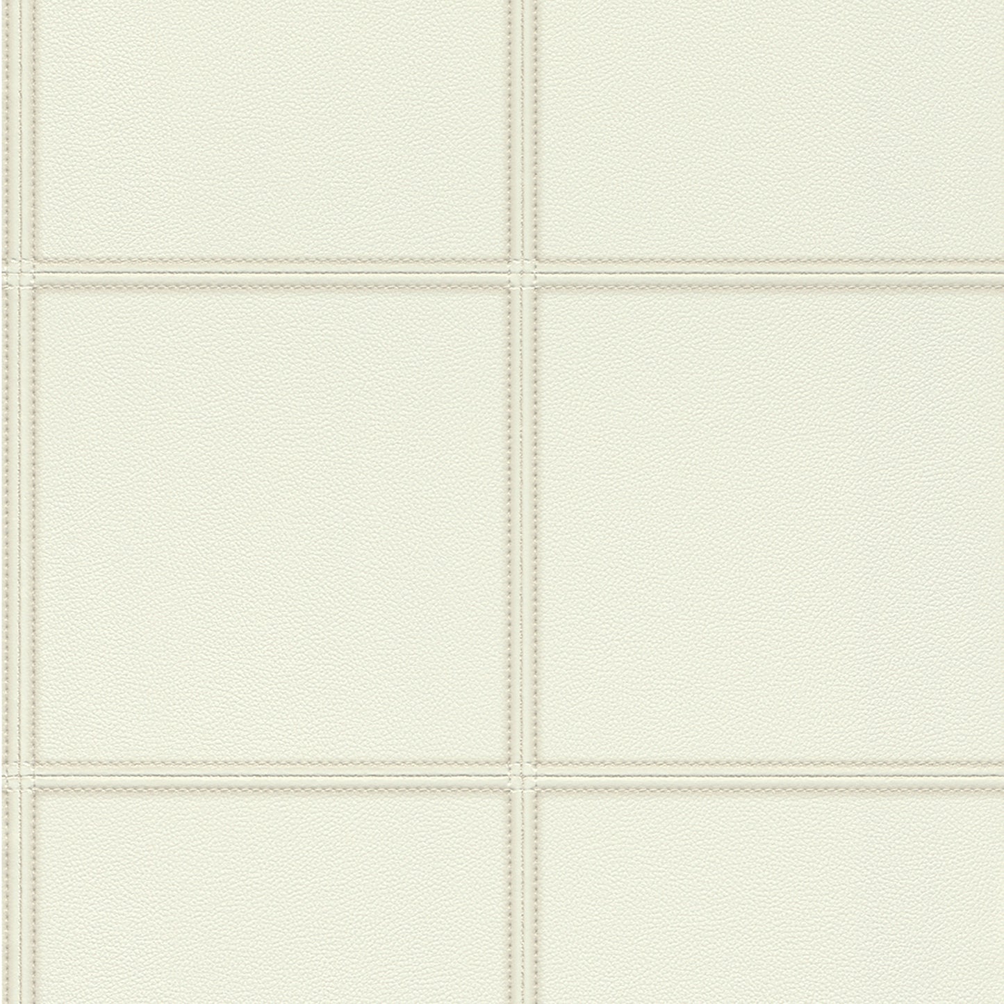 Advantage Avenue Cream Leather Wallpaper, 20.9-in by 33-ft