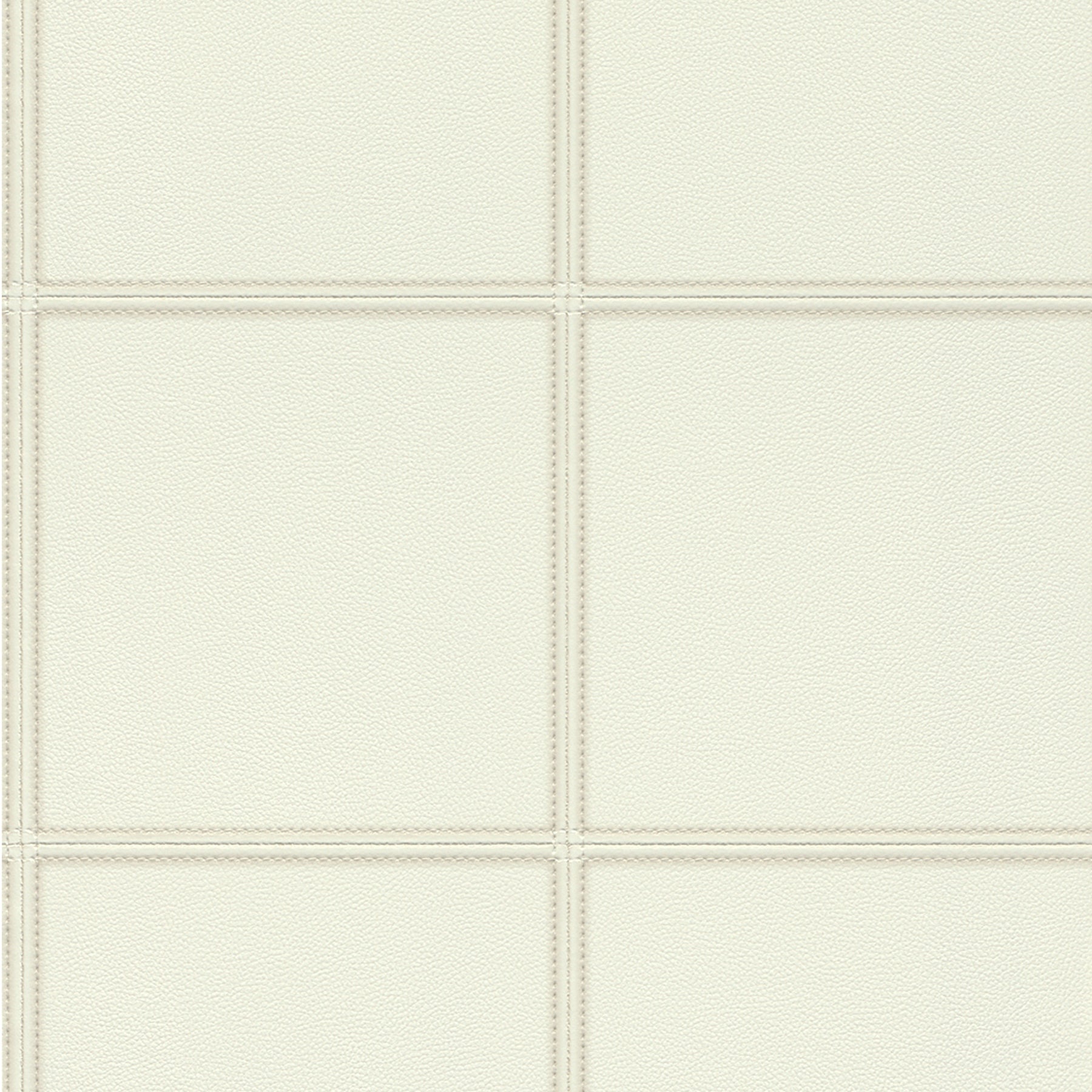 Advantage Avenue Cream Leather Wallpaper, 20.9-in by 33-ft