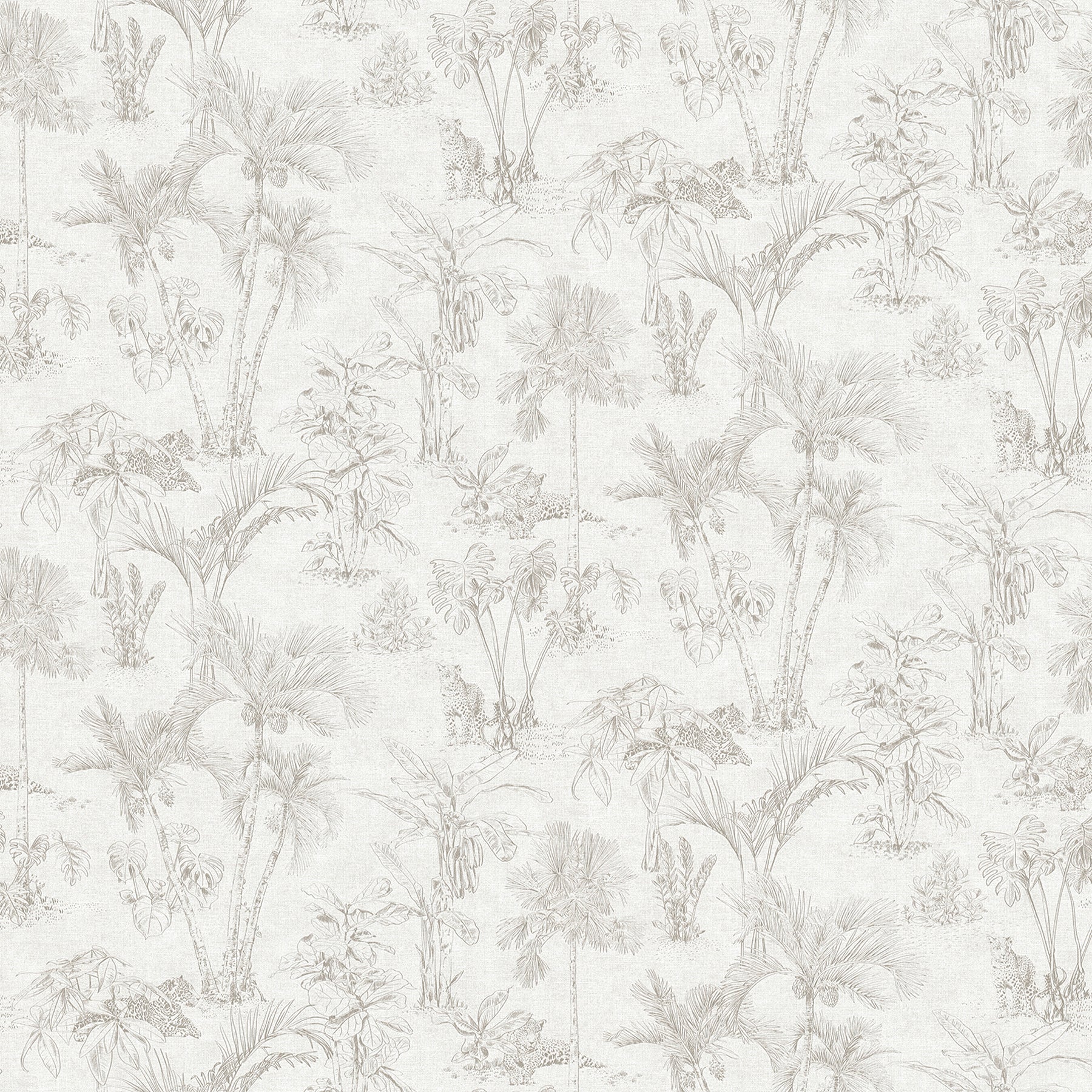 Advantage Zapata Off White Trees Wallpaper, 20.9-in by 33-ft