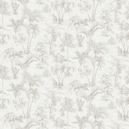 Advantage Zapata Off White Trees Wallpaper, 20.9-in by 33-ft