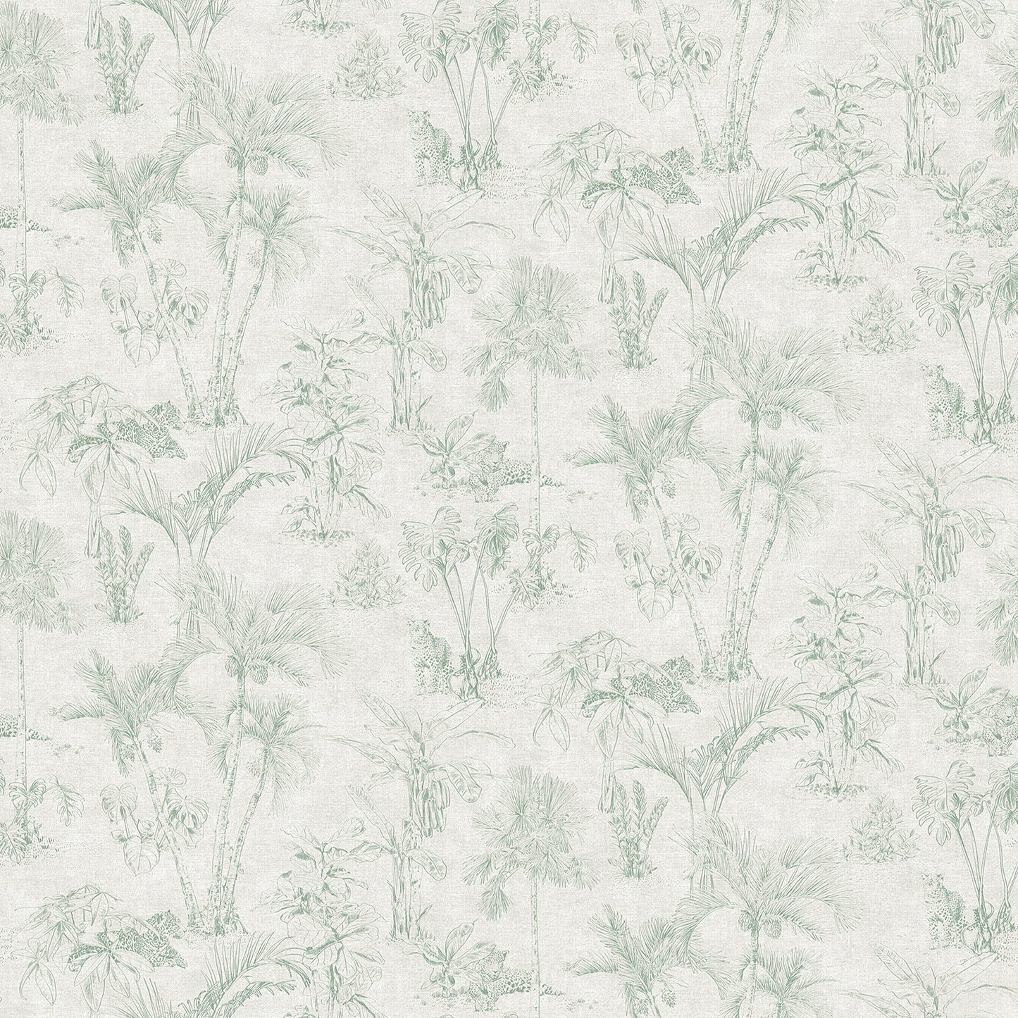 Advantage Zapata Green Tropical Jungle Wallpaper, 20.9-in by 33-ft