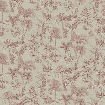 Advantage Zapata Merlot Tropical Jungle Wallpaper, 20.9-in by 33-ft