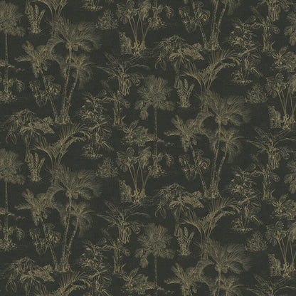 Advantage Zapata Gold Tropical Jungle Wallpaper, 20.9-in by 33-ft