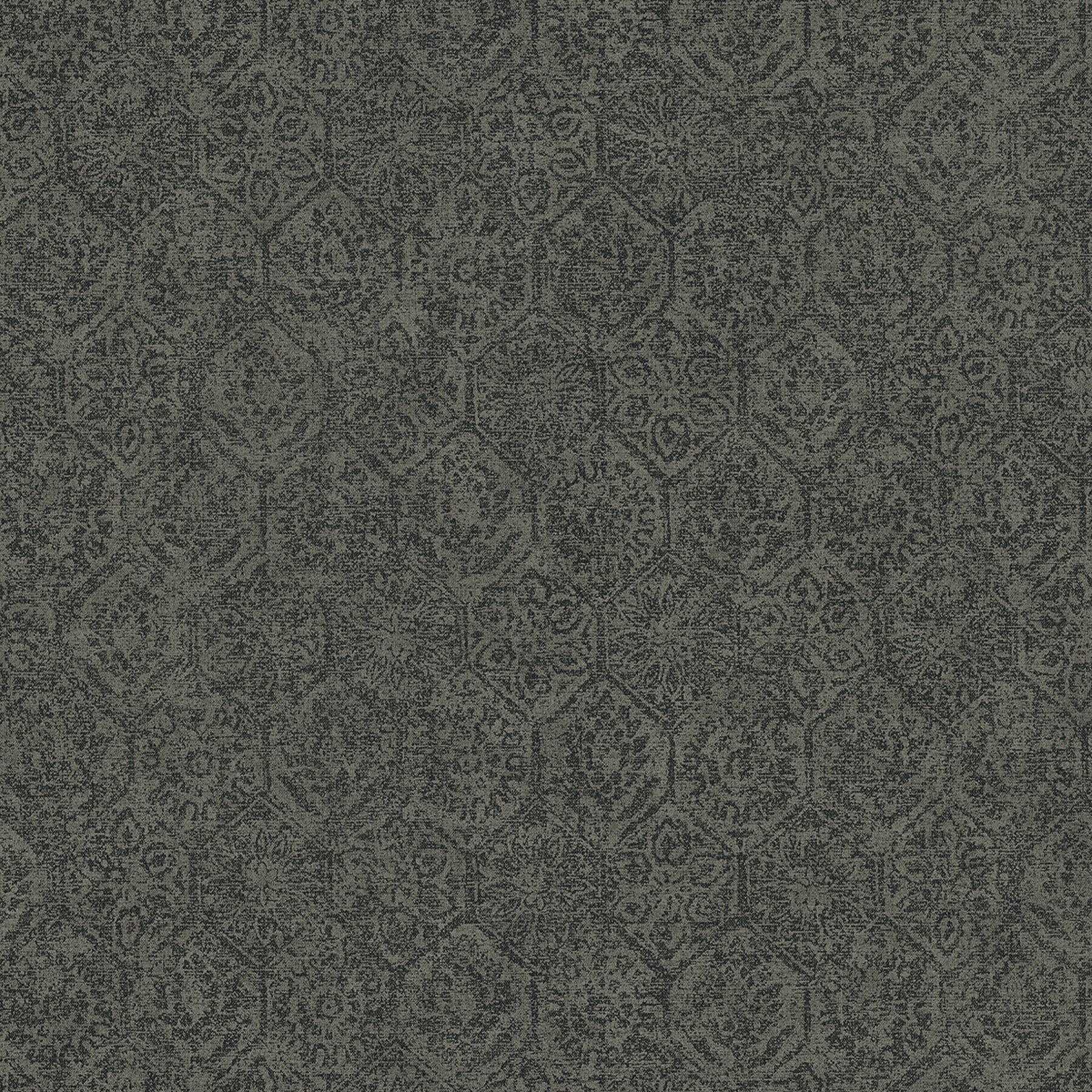 Advantage Edsel Charcoal Geometric Wallpaper, 20.9-in by 33-ft