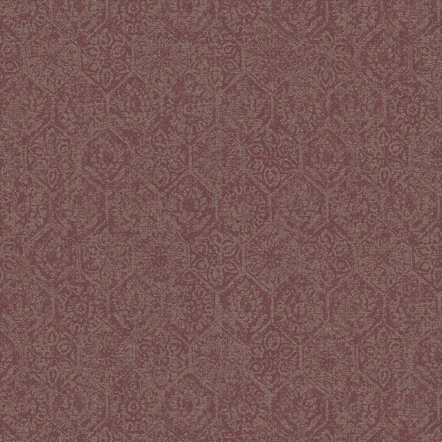 Advantage Edsel Maroon Geometric Wallpaper, 20.9-in by 33-ft