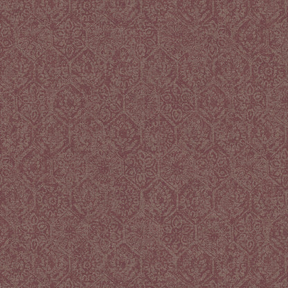 Advantage Edsel Maroon Geometric Wallpaper, 20.9-in by 33-ft