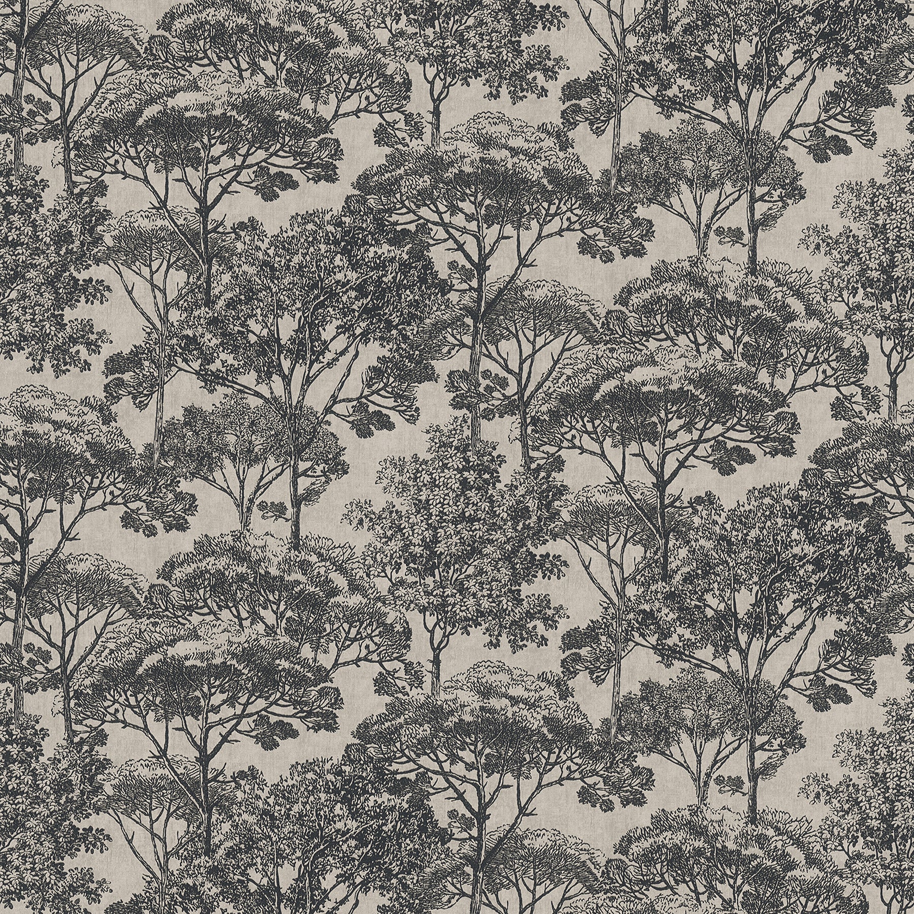 Advantage Teatro Black Trees Wallpaper, 20.9-in by 33-ft