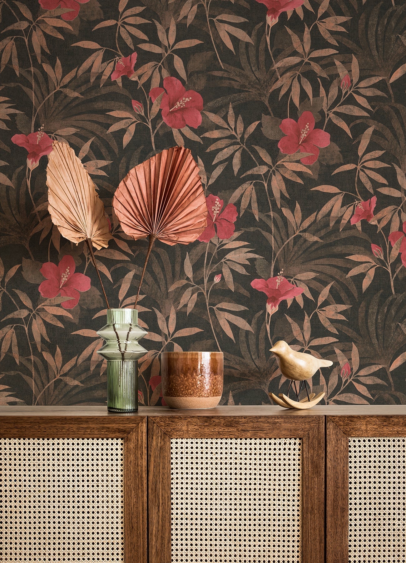 Advantage Malecon Multicolor Floral Wallpaper, 20.9-in by 33-ft