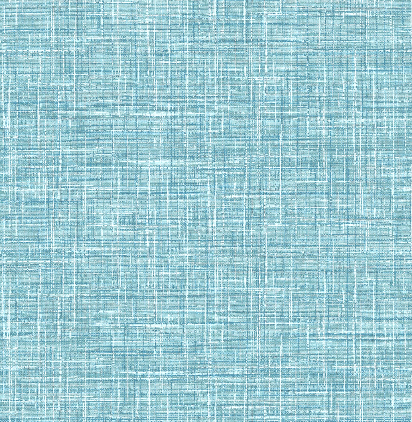 A-Street Prints Emerson Aqua Linen Wallpaper, 20.5-in by 33-ft