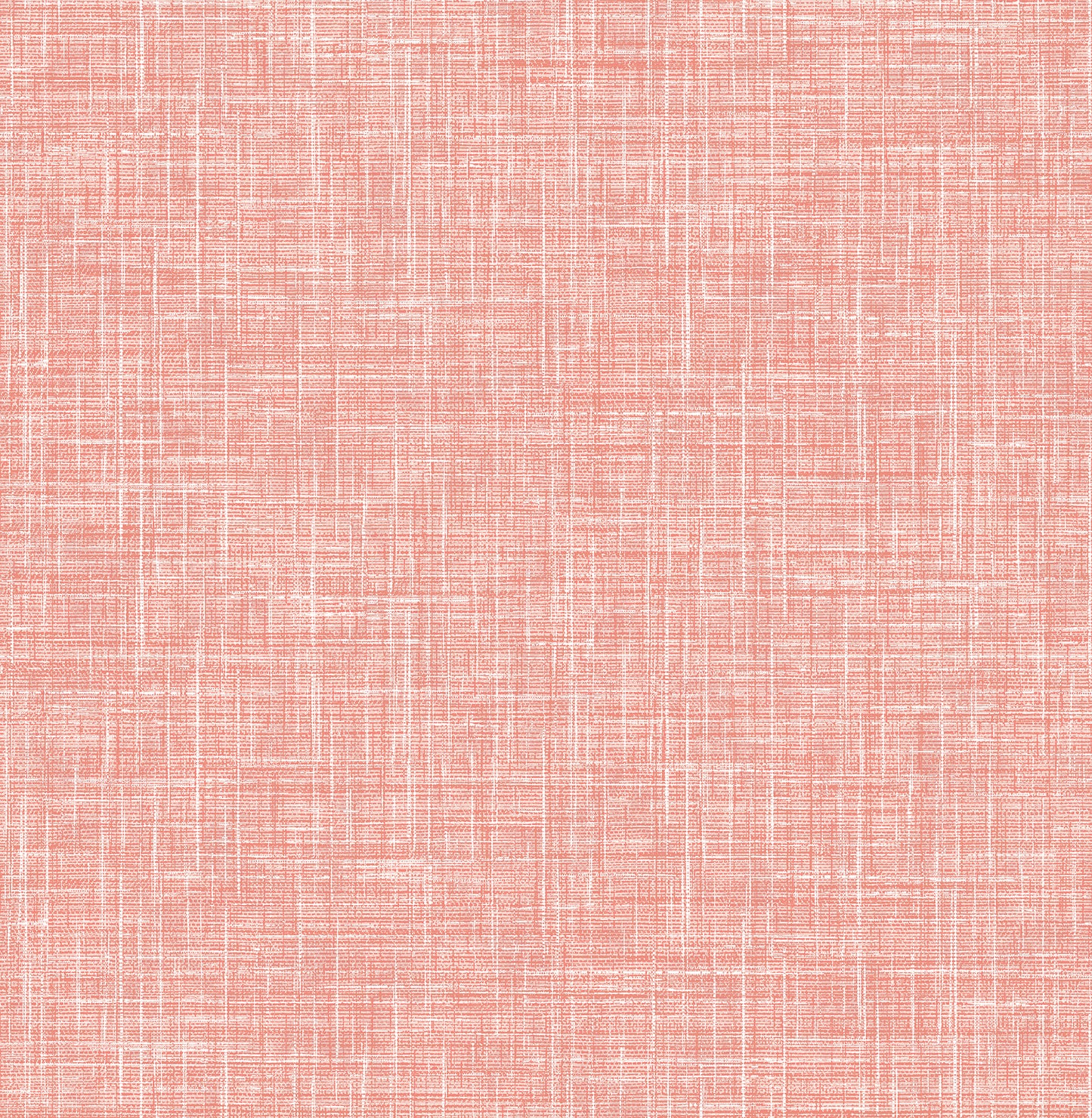 A-Street Prints Emerson Coral Linen Wallpaper, 20.5-in by 33-ft