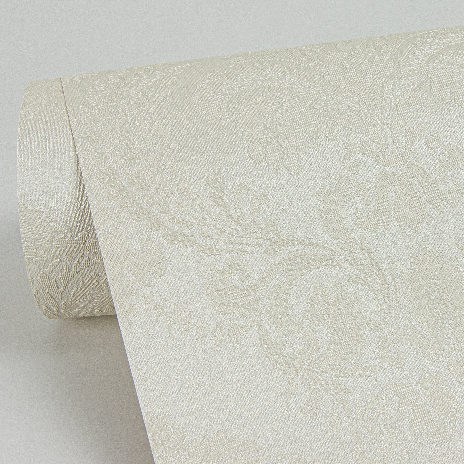 Sirpi Renatta Cream Damask Wallpaper, 20.9-in by 33-ft