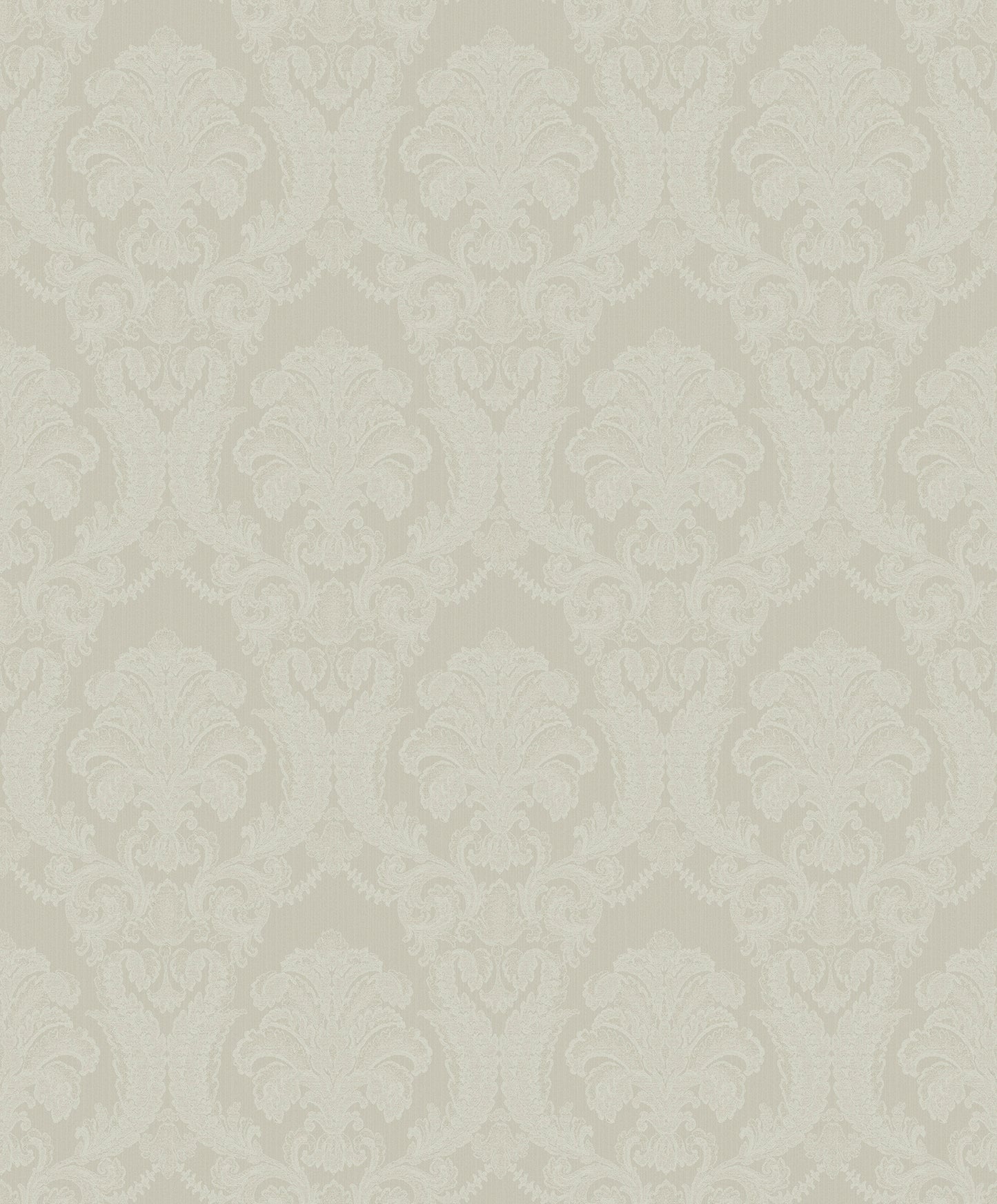 Sirpi Renatta Cream Damask Wallpaper, 20.9-in by 33-ft