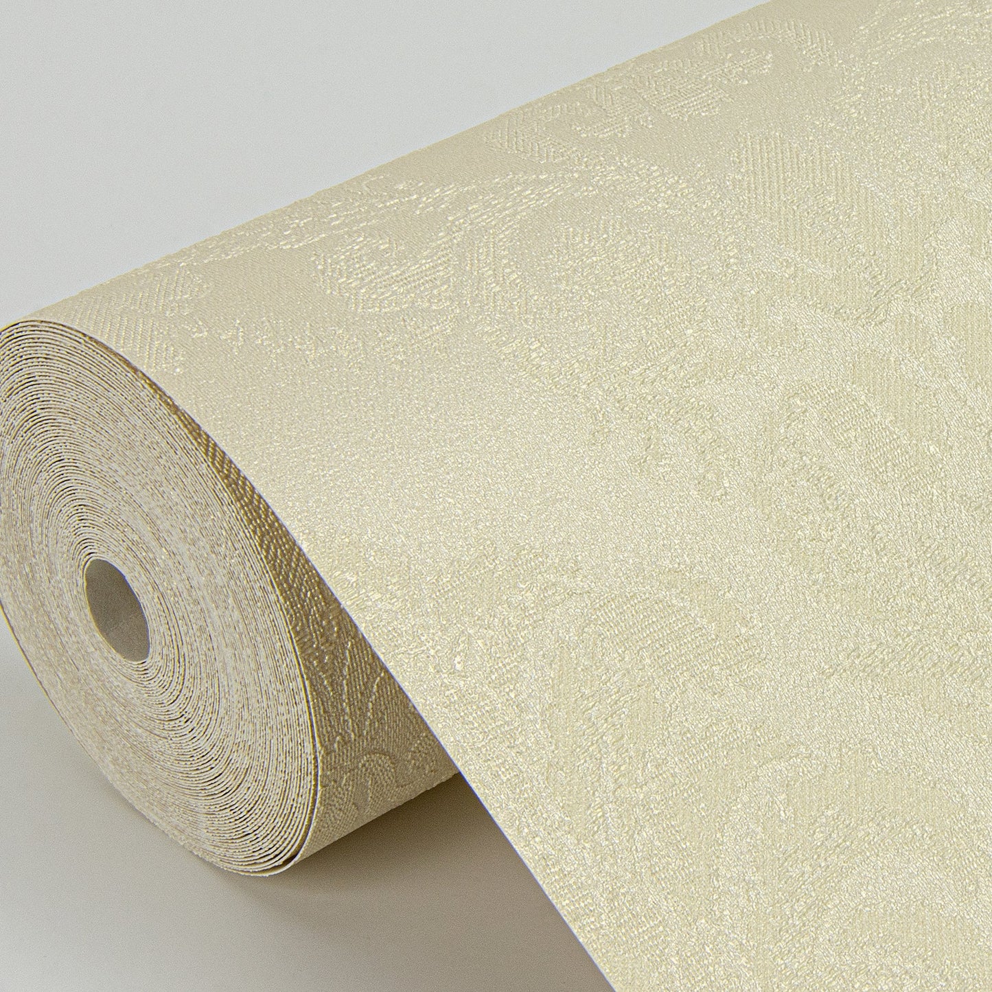 Sirpi Renatta Gold Damask Wallpaper, 20.9-in by 33-ft