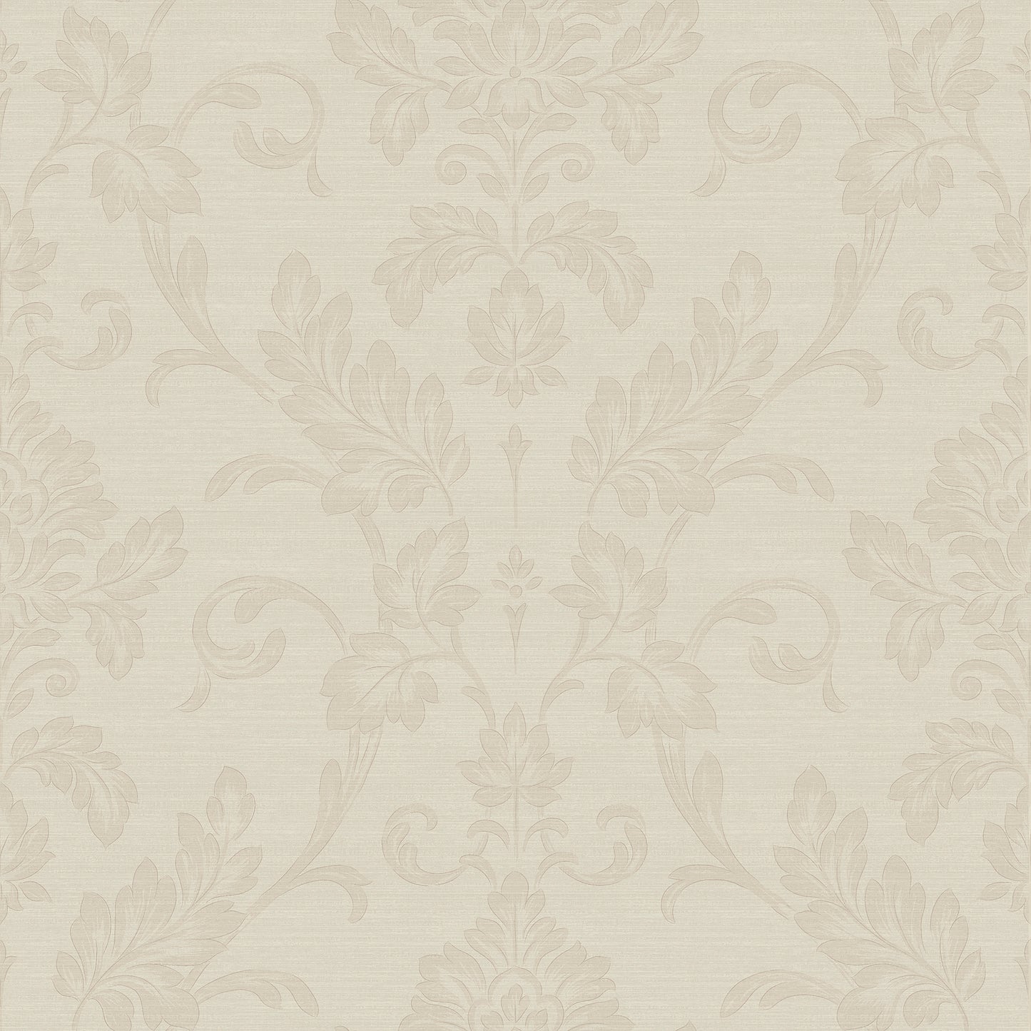 Sirpi Antonella Rose Gold Scroll Wallpaper, 20.9-in by 33-ft